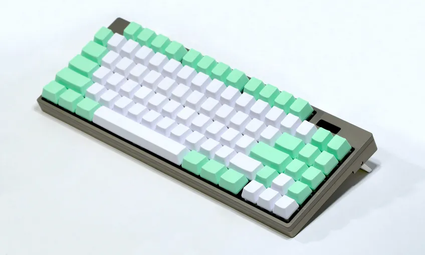 完成したキーボード